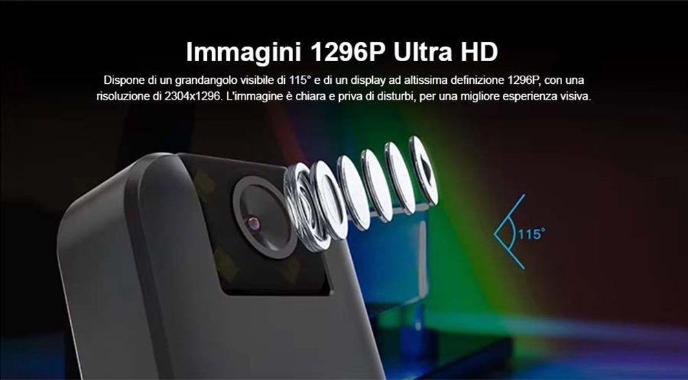Mini Telecamera spia con SIM 4G da Interno Senza Fili 1080P FHD spy camera, compresa di sim già attiva, Visione 160°, Visione Notturna allarme movimento visione da APP manuale italiano (CB77-C)