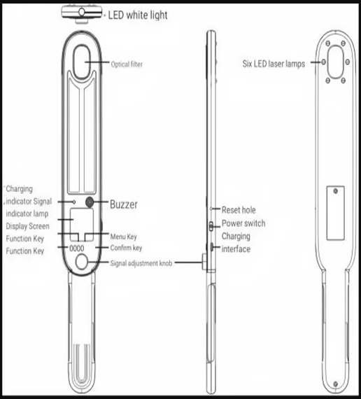 Rilevatore Professionale di Microspie Telecamere e GPS per auto casa ufficio EMF WIFI (MK2)
