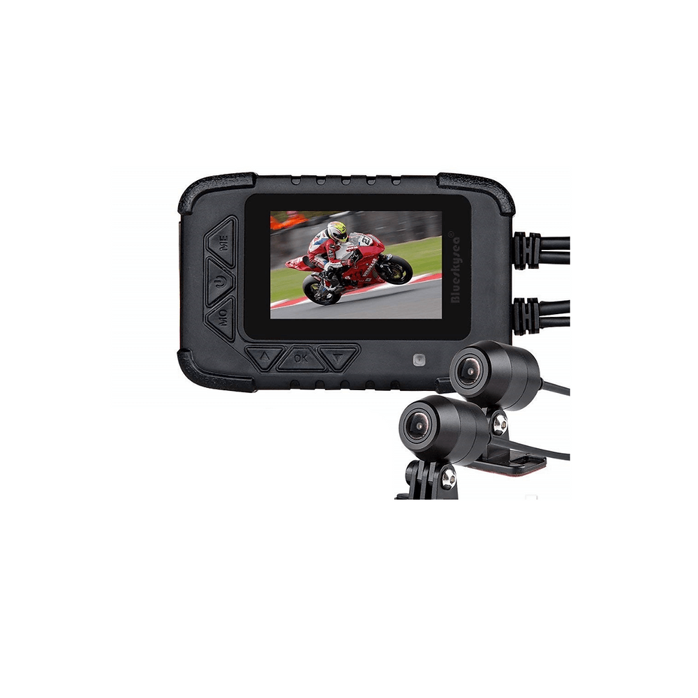 Videoregistratore Per Auto - Moto 2 Canali Resistente All'acqua