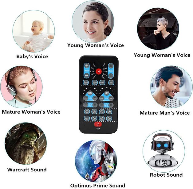 Modulatore di voce professionale - cambia voce elettronico con effetti