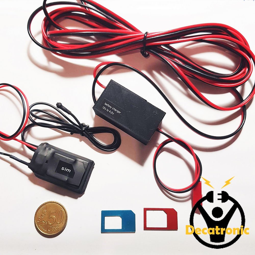 Microspia Antifurto Gsm Per AutoCamper VOX M100 12V (KIT)