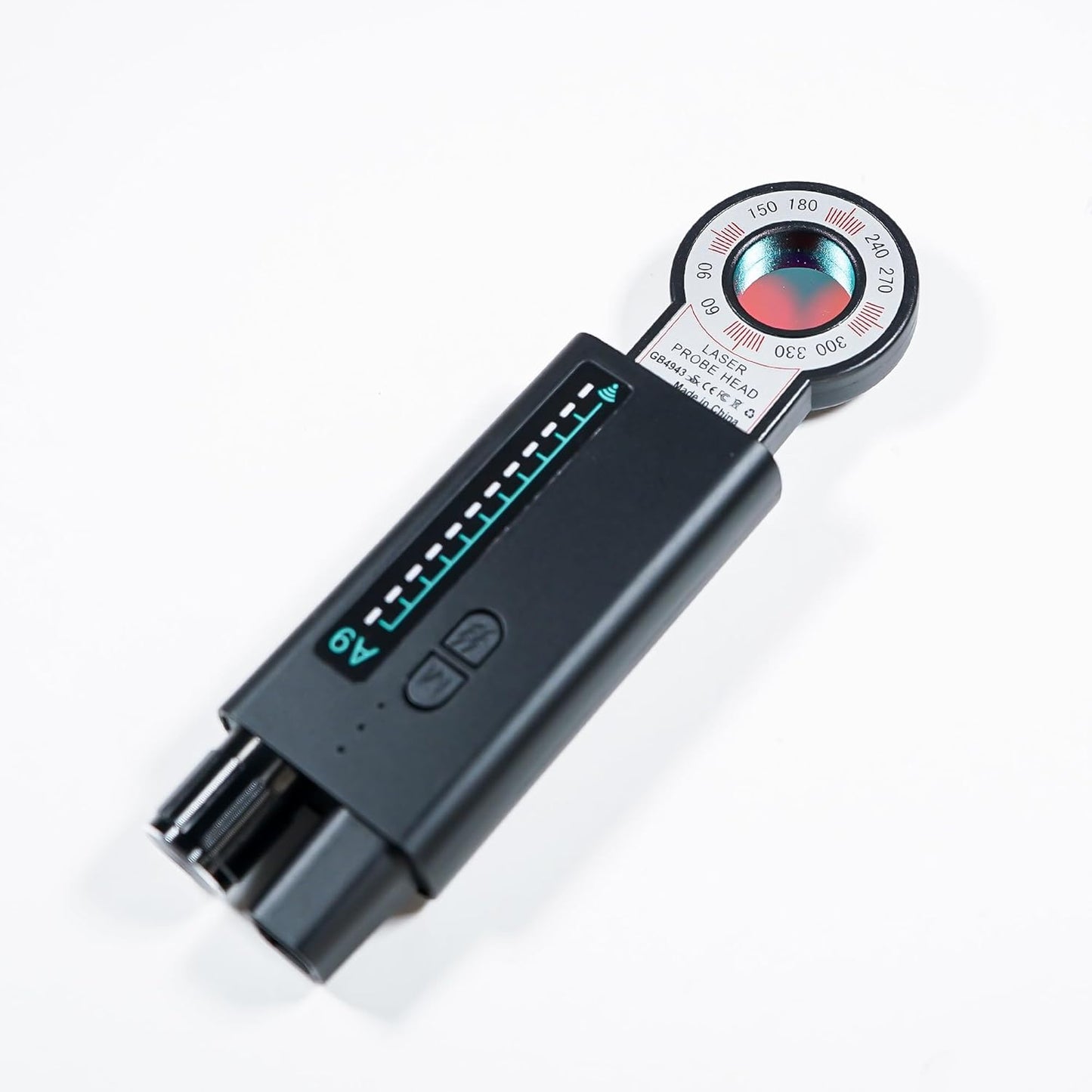 Rilevatore di microspie, telecamere, localizzatori gps per auto, e tutte le telecamere via cavo o SD piccolo compatto e potente - Anty Spy Detector A9