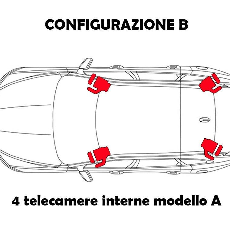 Kit videosorveglianza auto