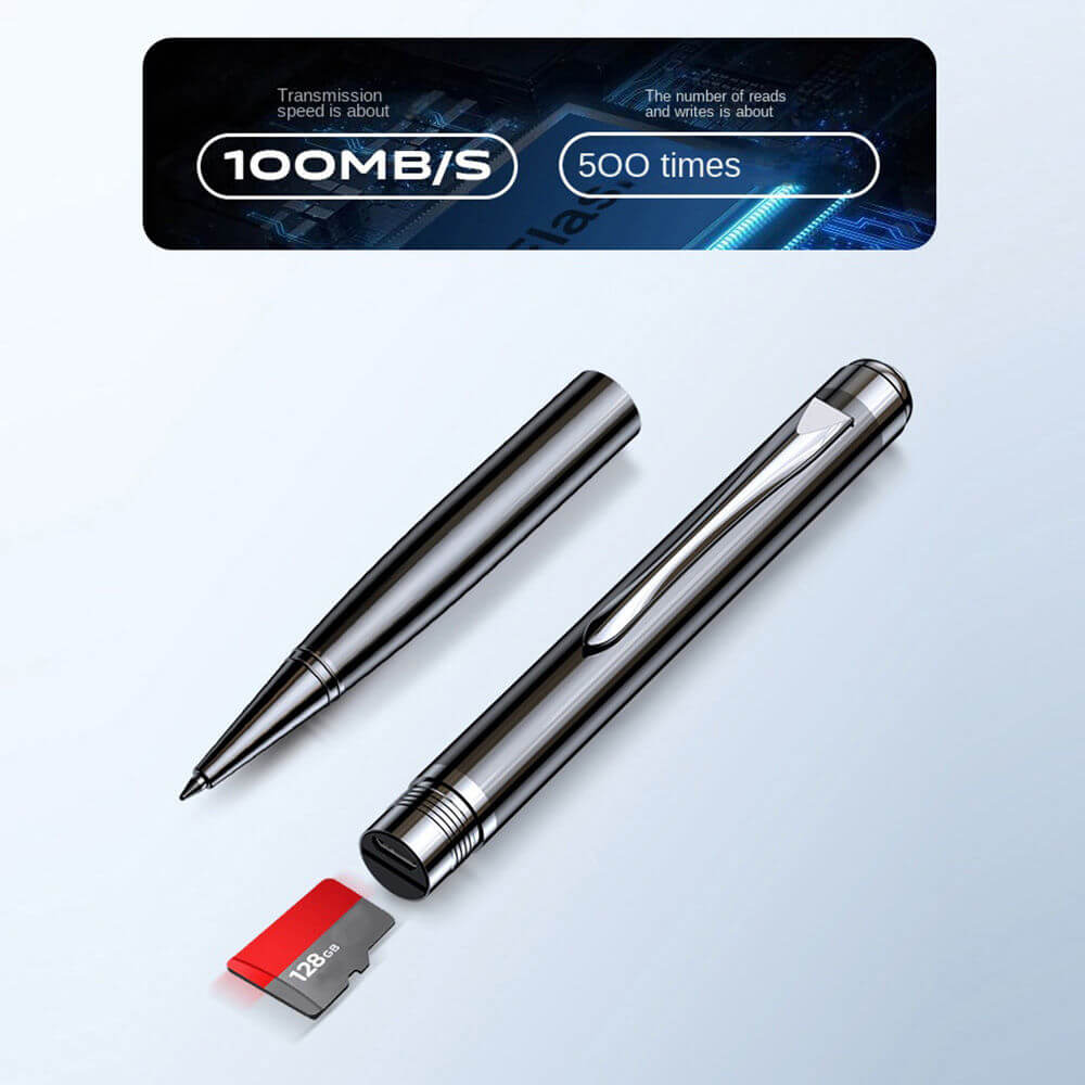 Penna Registratore Audio con attivazione vocale Professionale