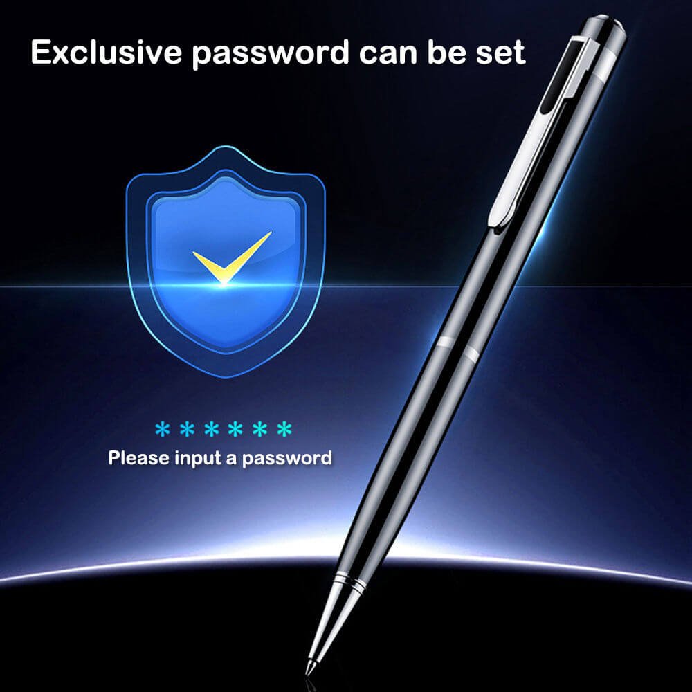 Penna Registratore Audio con attivazione vocale Professionale