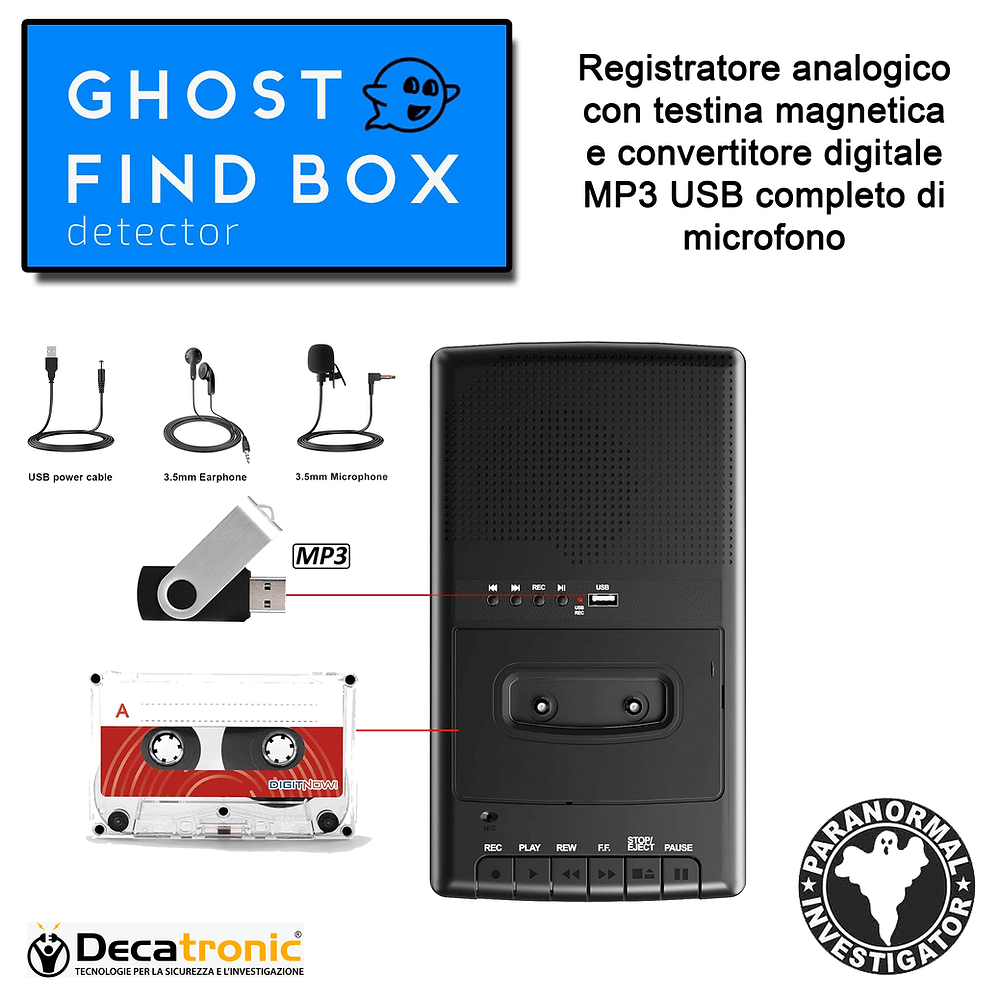 Rilevatore di fantasmi - attrezzatura paranormale