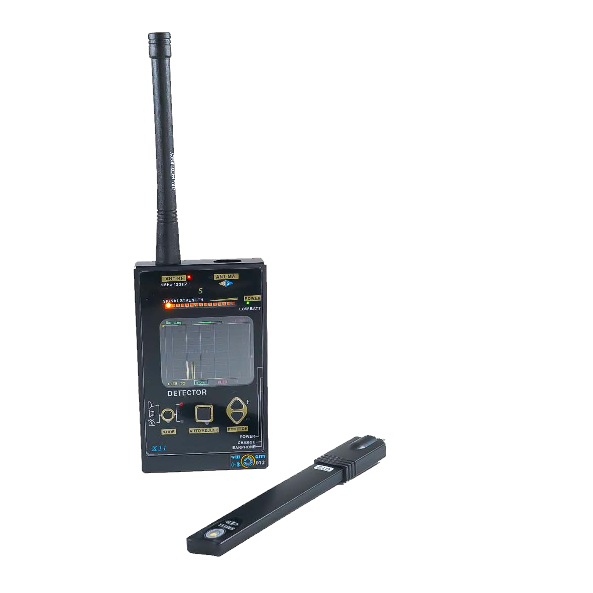 Rilevatore Di Videocamera, Micro Spia Professionale, Rilevatore Microspie, Rilevatore Telecamere Nascoste , Analizzatore di spettro Rilevatore Di Segnale GSM/EMF Dispositivo Per Ufficio, Auto, Hotel, Viaggi