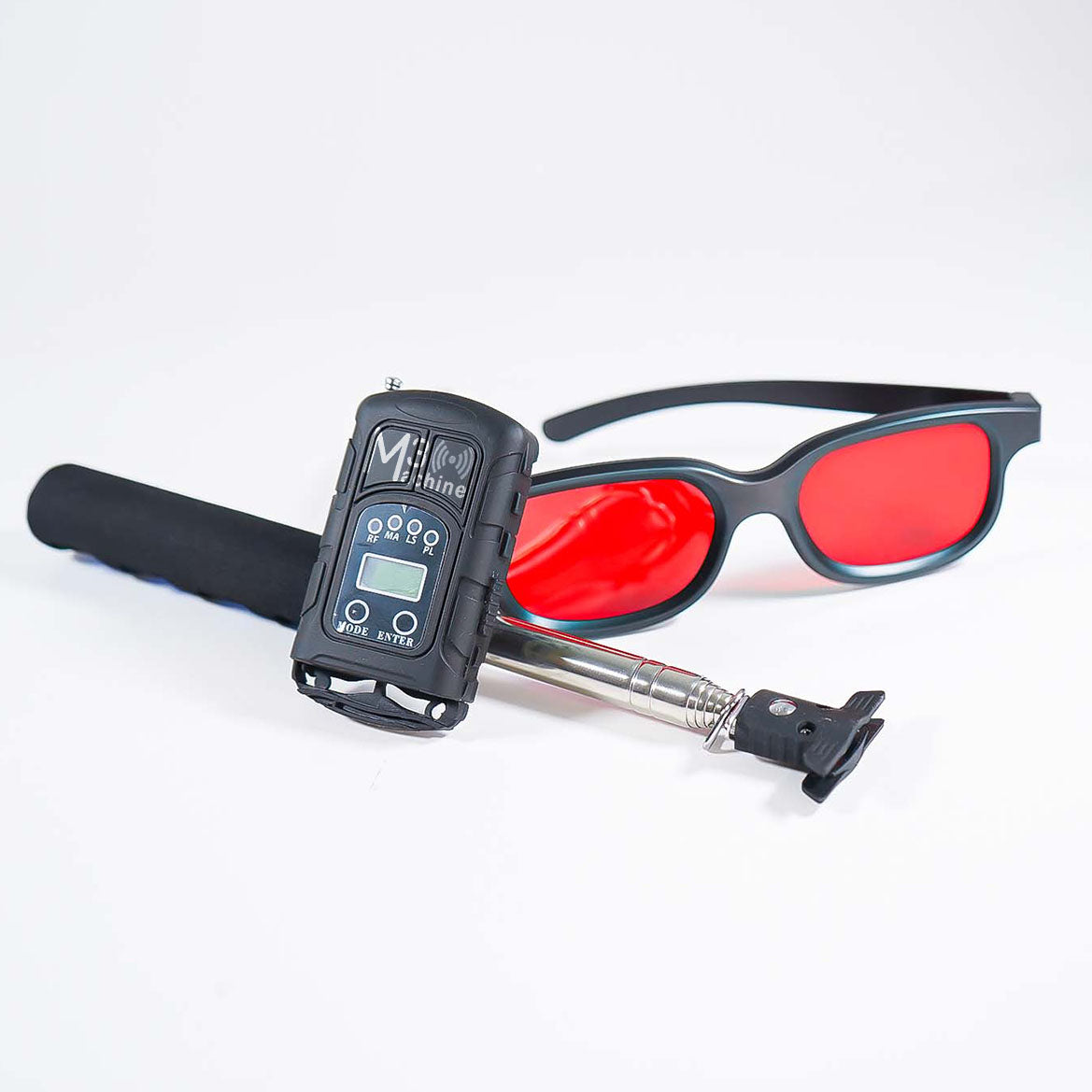 Kit professionale rilevatore di microspie telecamere gps per auto casa ufficio agenzie investigative (Interceptor K1)