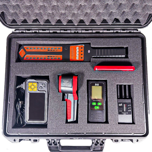 Set completo rilevatori di microspie - Kit bonifiche ambientali Predator MK2