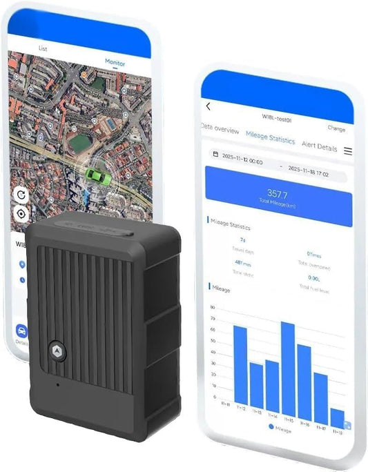 Localizzatore GPS per Auto senza Canone Sim - Localizzatore Professionale di Lunga Durata - Sim Anonima Attiva per 1 anno - Localizzatore Antifurto per Auto e Moto, Agenzia Investigativa (W18L)