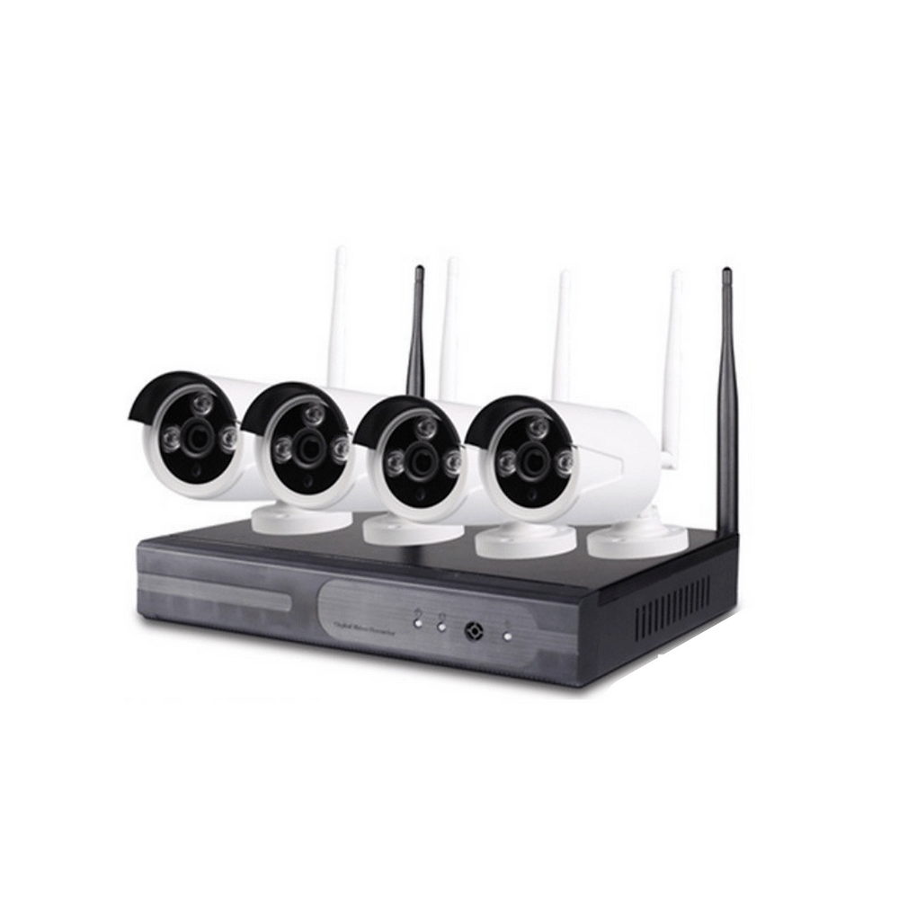 Kit Videosorveglianza WiFi 4ch Infrarossi FULL HD