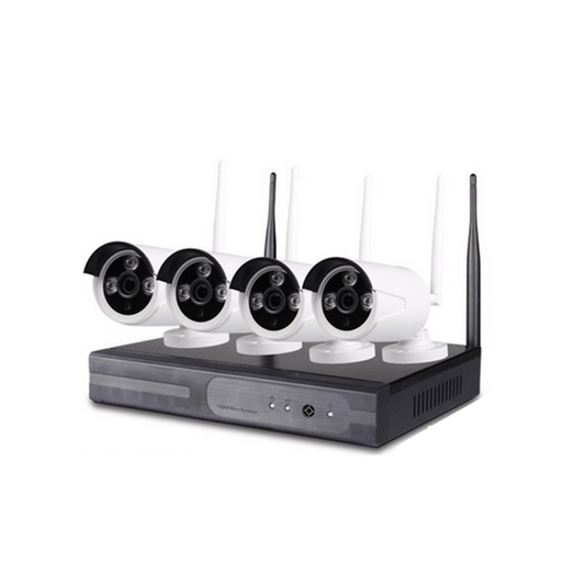 Kit Videosorveglianza WiFi 4ch Infrarossi FULL HD