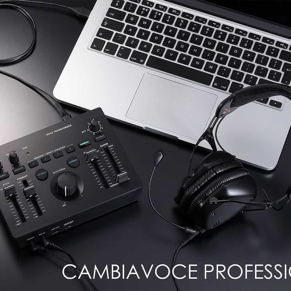 Dispositivo cambia voce professionale - Voice changer con cuffie
