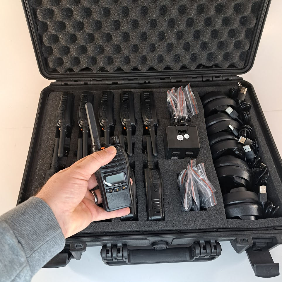 Kit walkie talkie - set 10 pezzi