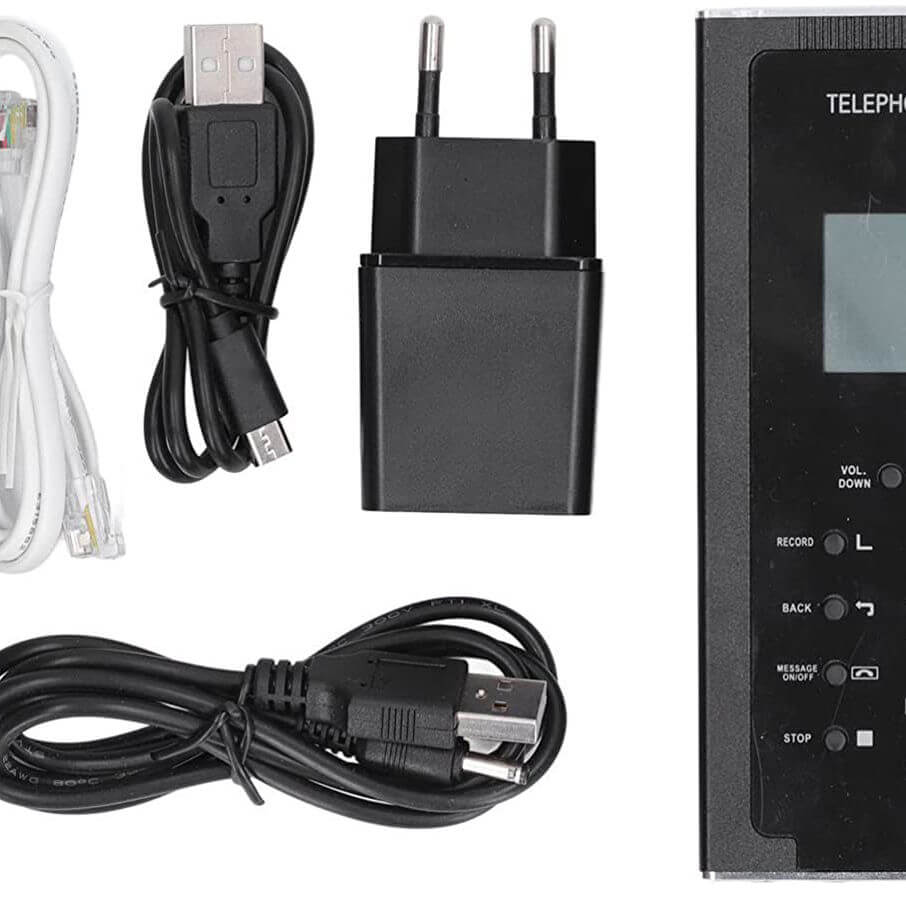 Registratore di Chiamate automatico per Telefono Fisso analogico e digitale 32G