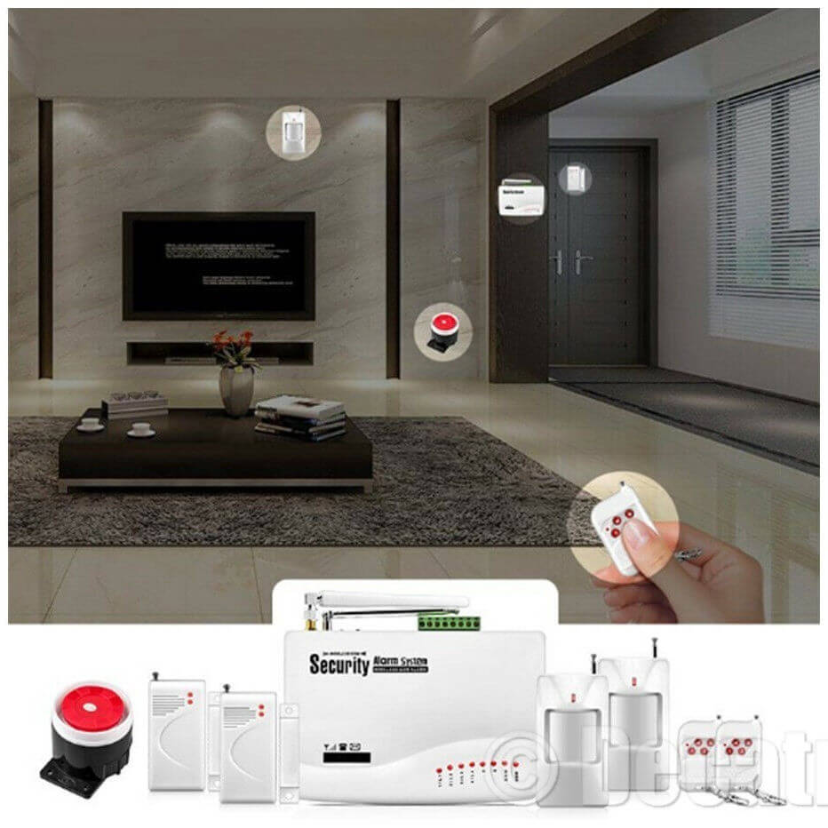 Sistema Di Allarme Wireless Con Combinatore Telefonico Gsm HW50
