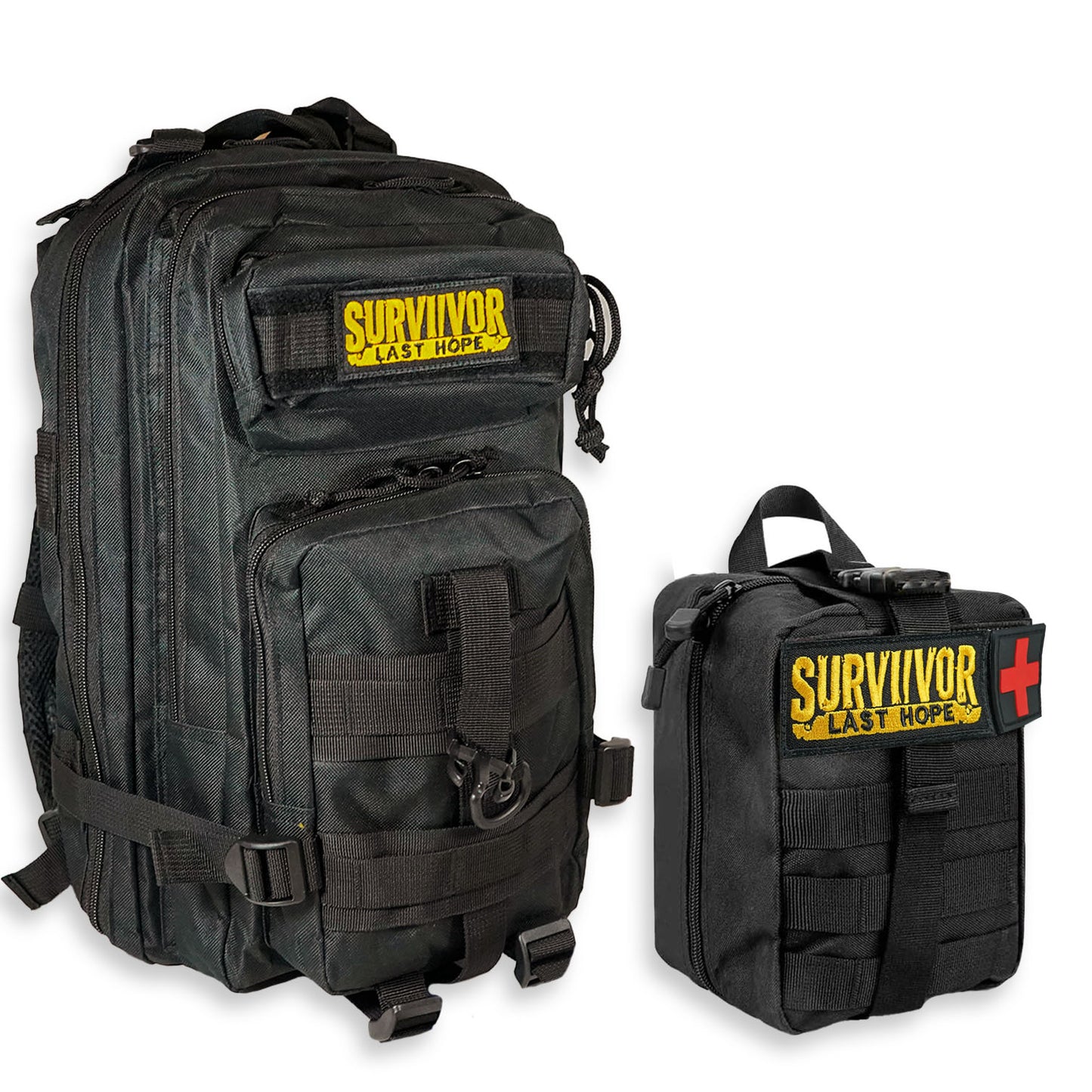 ZAINI EMERGENZA OUTDOOR – Set Sopravvivenza Avanzato Completo con Attrezzi, Pronto Soccorso, Fuoco, Luce Termico – Impermeabile e Multifunzione