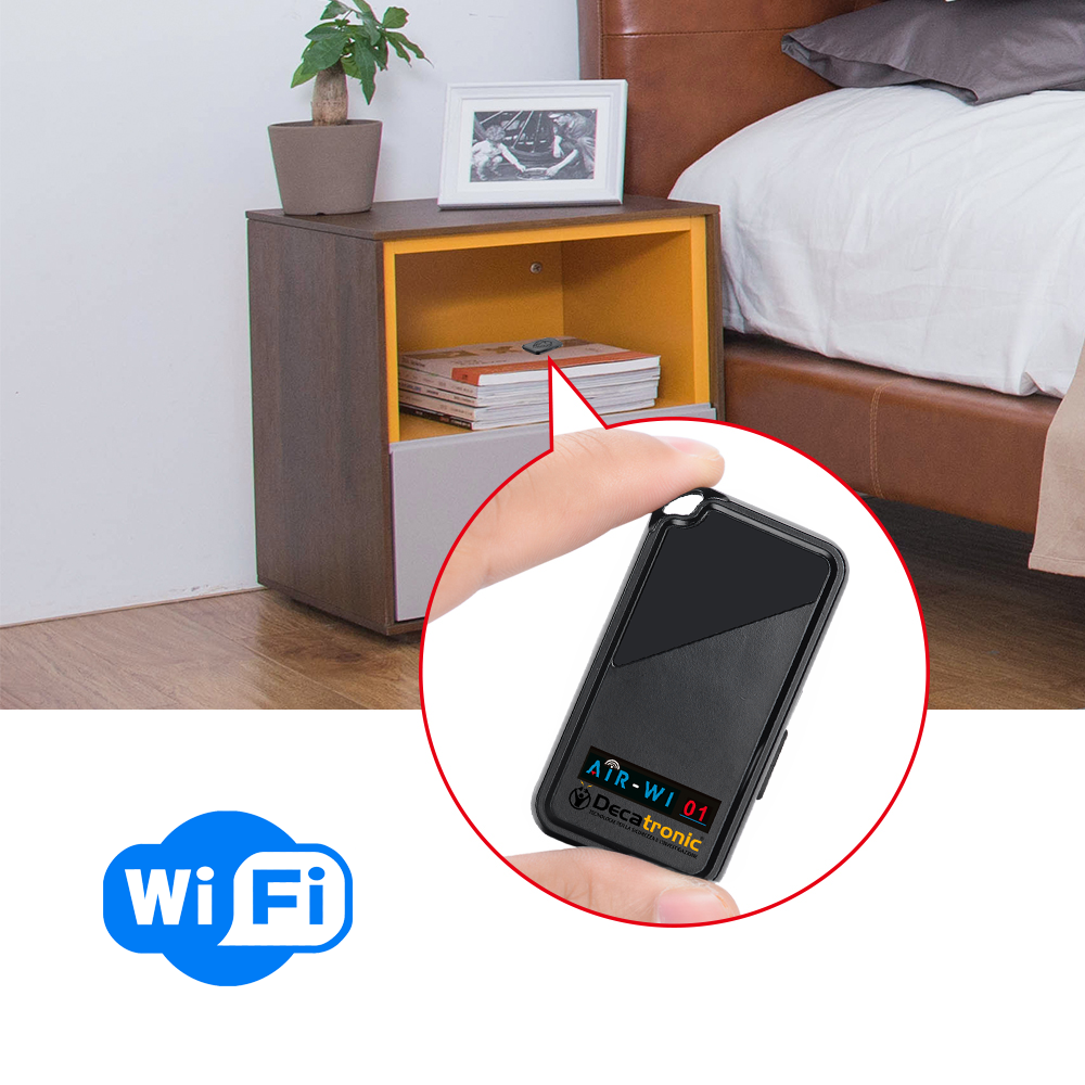 Microspia registratore vocale wifi [no sim card gsm] registra e invia sul cellulare le registrazioni sd card 32G/cloud Air wi 01