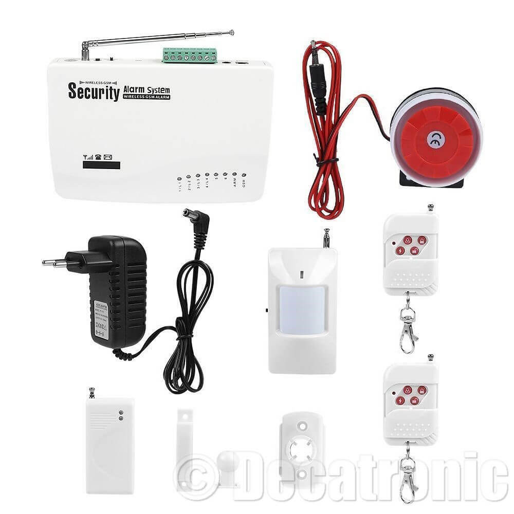 Sistema Di Allarme Wireless Con Combinatore Telefonico Gsm HW50