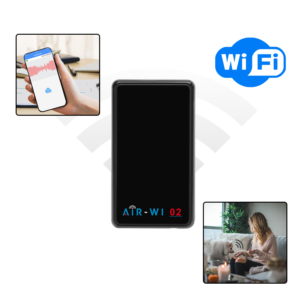 Microspia registratore vocale wifi [no sim card gsm] registra e invia sul cellulare le registrazioni sd card 32G/cloud Air wi 02