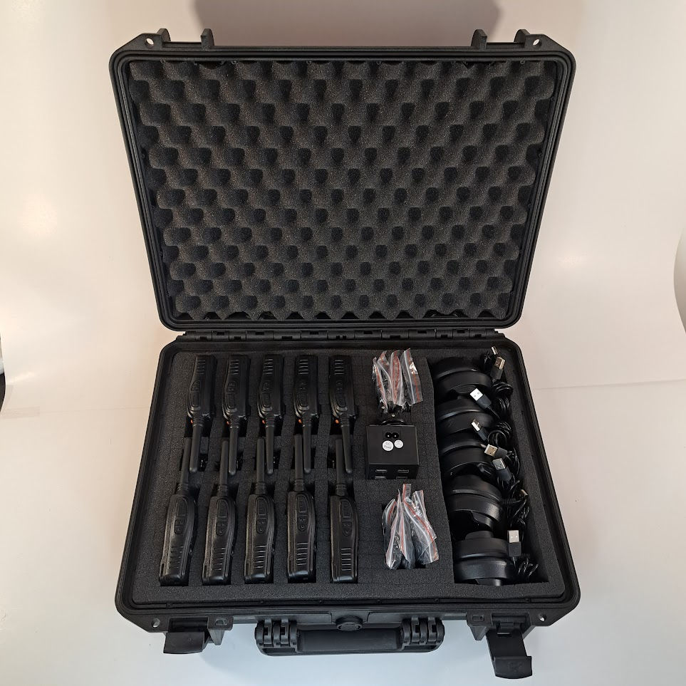 Kit walkie talkie - set 10 pezzi