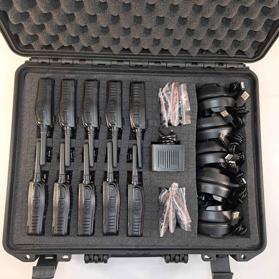 Kit walkie talkie - set 10 pezzi