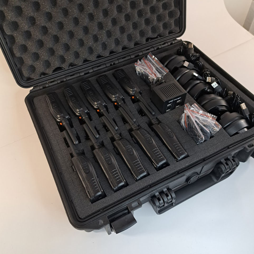 Kit walkie talkie - set 10 pezzi