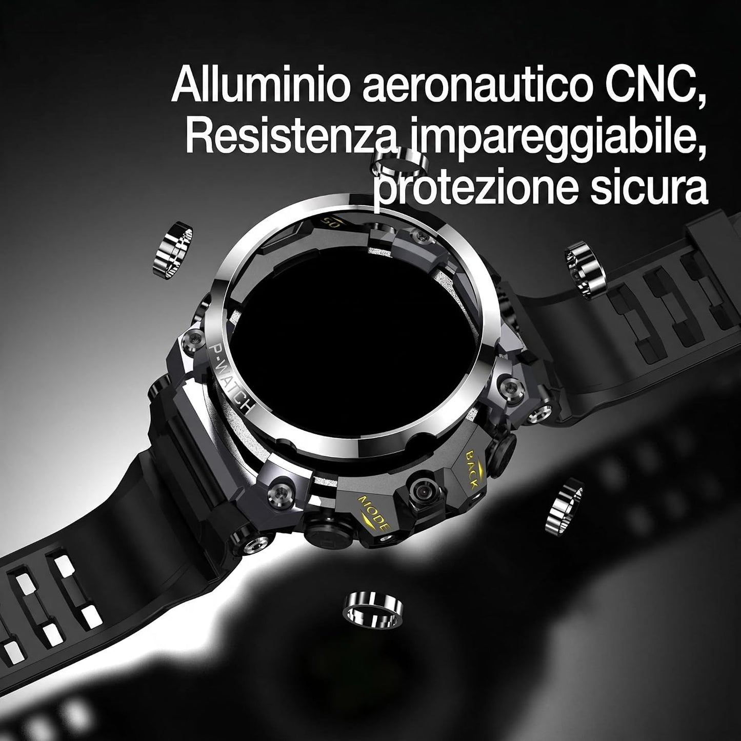 (T-Rex Q668PRO) Smartwatch 4G Android 10.0 con GPS e Videochiamate – Display AMOLED 1.95" 4GB+32GB, Doppia Fotocamera 8MP, Bussola, Altimetro, Monitor Cardio/Pressione/Sonno/SpO2, Supporto SIM