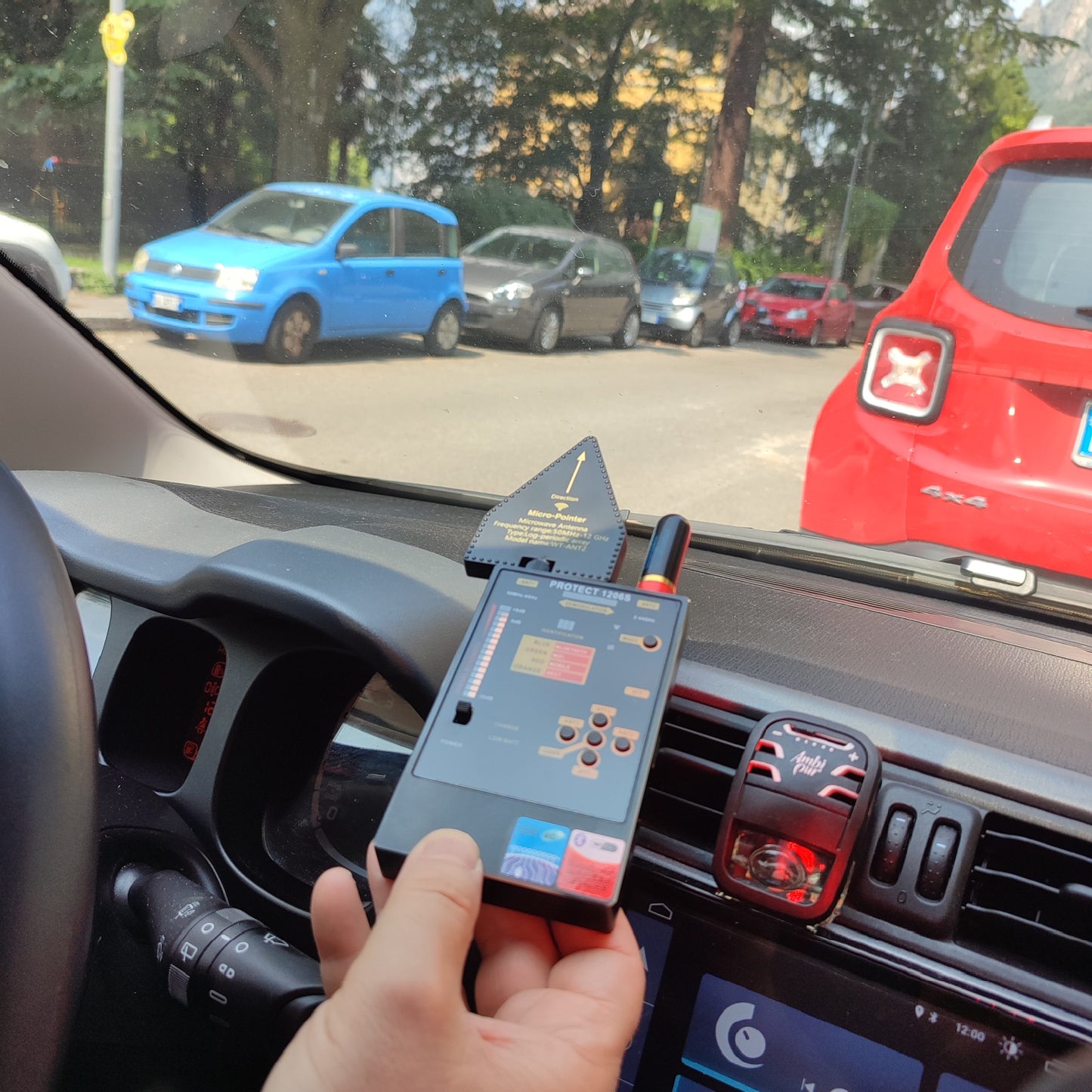 Rilevatore di microspie Telecamere e Gps professionale con sistema A.I. integrato [JOYRF-1206S AI]