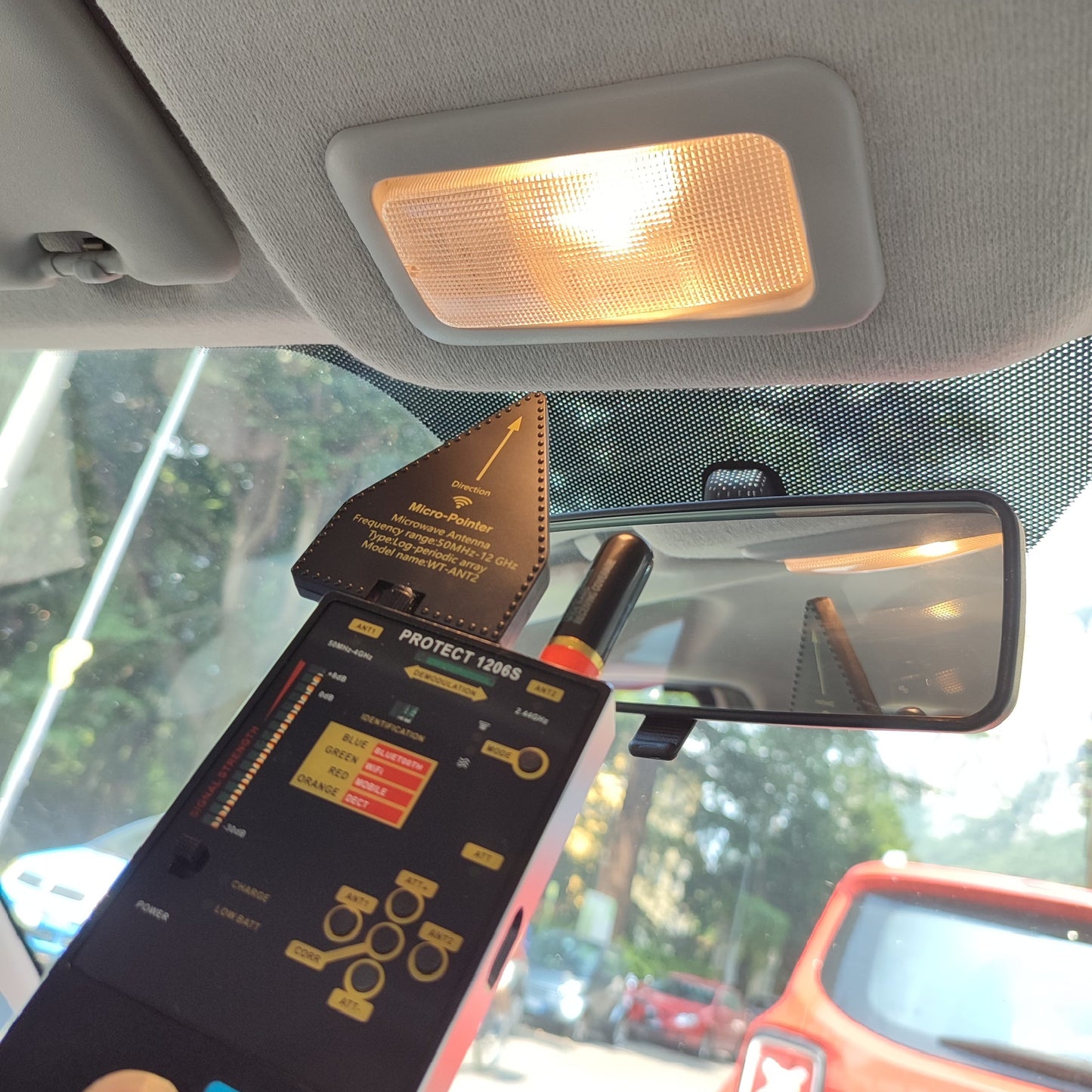 Rilevatore di microspie Telecamere e Gps professionale con sistema A.I. integrato [JOYRF-1206S AI]