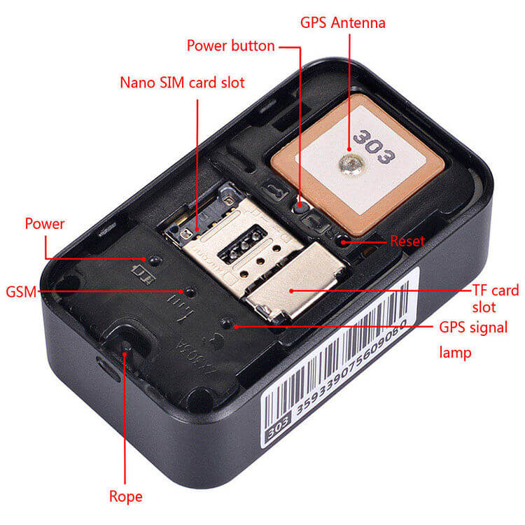 Localizzatore GPS con registratore vocale