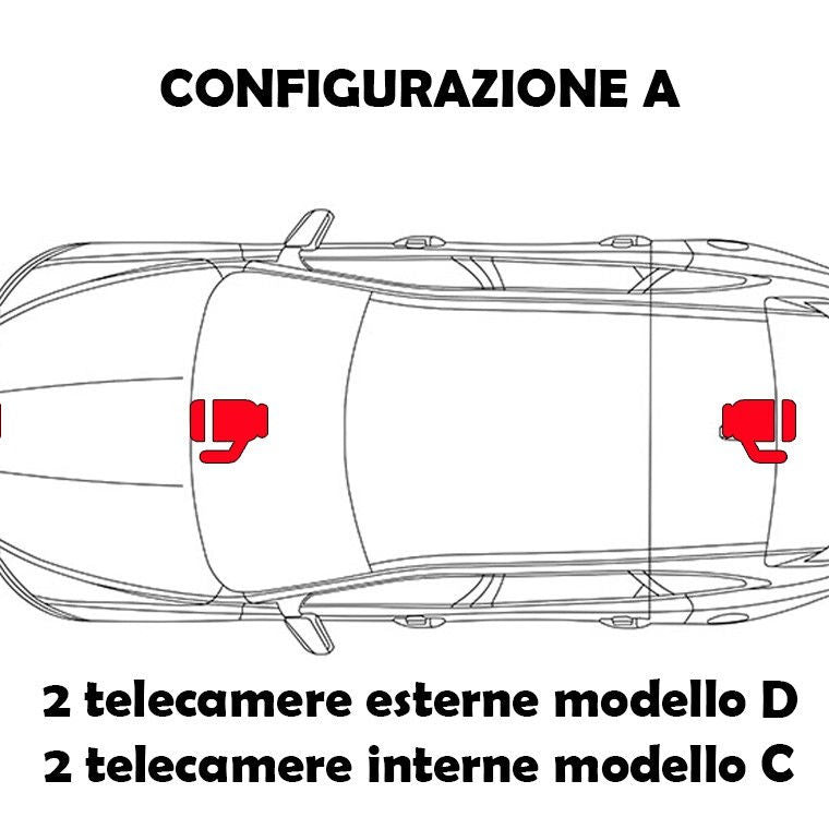 Kit videosorveglianza auto