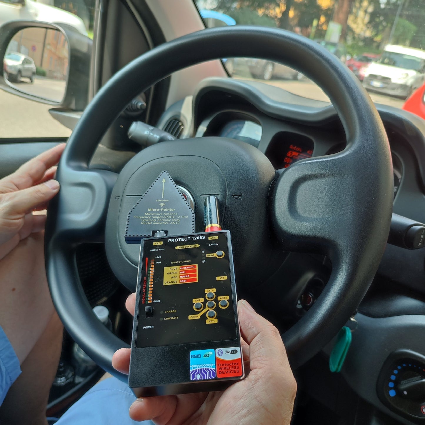 Rilevatore di microspie Telecamere e Gps professionale con sistema A.I. integrato [JOYRF-1206S AI]