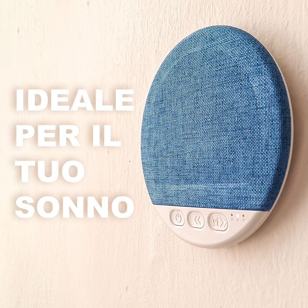 X3Pro Altoparlante da Comodino Ultra-Sottile – Mini Speaker Bluetooth 5.3 Ricaricabile con Suoni della Natura Integrati (Onde, Ruscello, Uccelli), Audio Hi-Fi per il Sonno, Impermeabile IPX4, Portatile