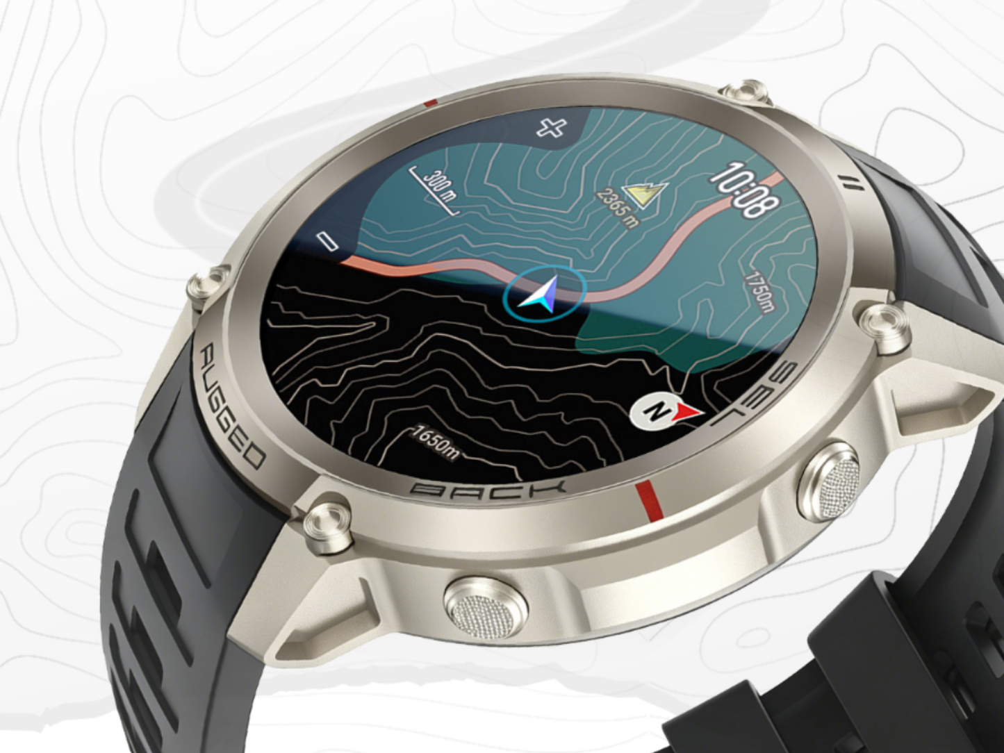 MD59 SmartWatch GPS AMOLED 1.43" Impermeabile 50M–Mappe Offline e Monitor Salute