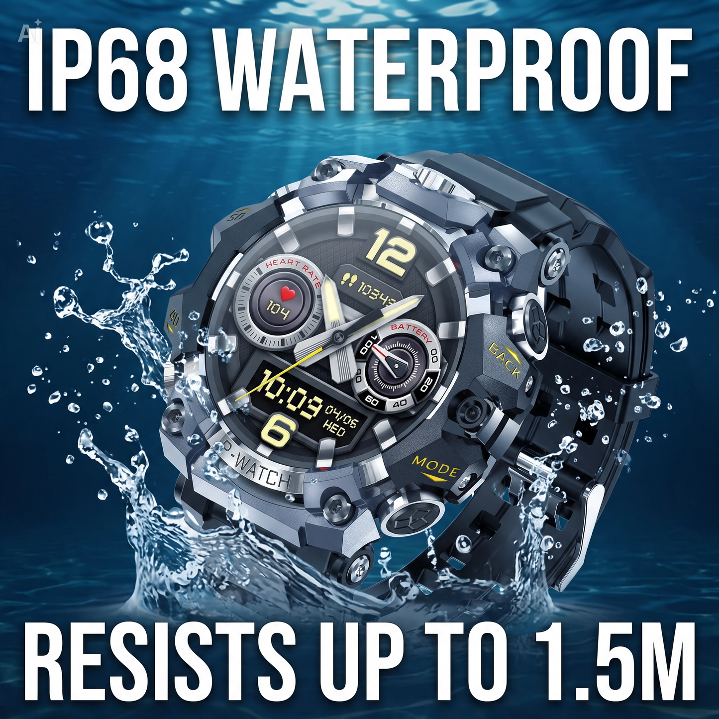 (T-Rex Q668PRO) Smartwatch 4G Android 10.0 con GPS e Videochiamate – Display AMOLED 1.95" 4GB+32GB, Doppia Fotocamera 8MP, Bussola, Altimetro, Monitor Cardio/Pressione/Sonno/SpO2, Supporto SIM