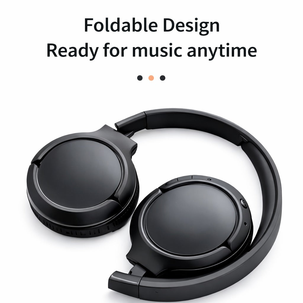 (BT510) Wireless Over-Ear – Immergiti nella Musica con ANC Intelligente, Batteria Lunga e Comfort per Tutto il Giorno