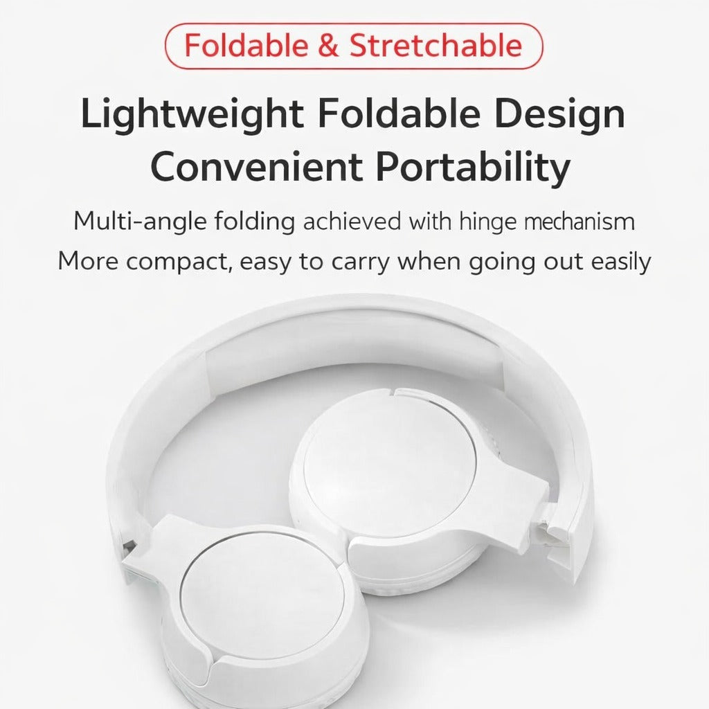 (BT510) Wireless Over-Ear – Immergiti nella Musica con ANC Intelligente, Batteria Lunga e Comfort per Tutto il Giorno