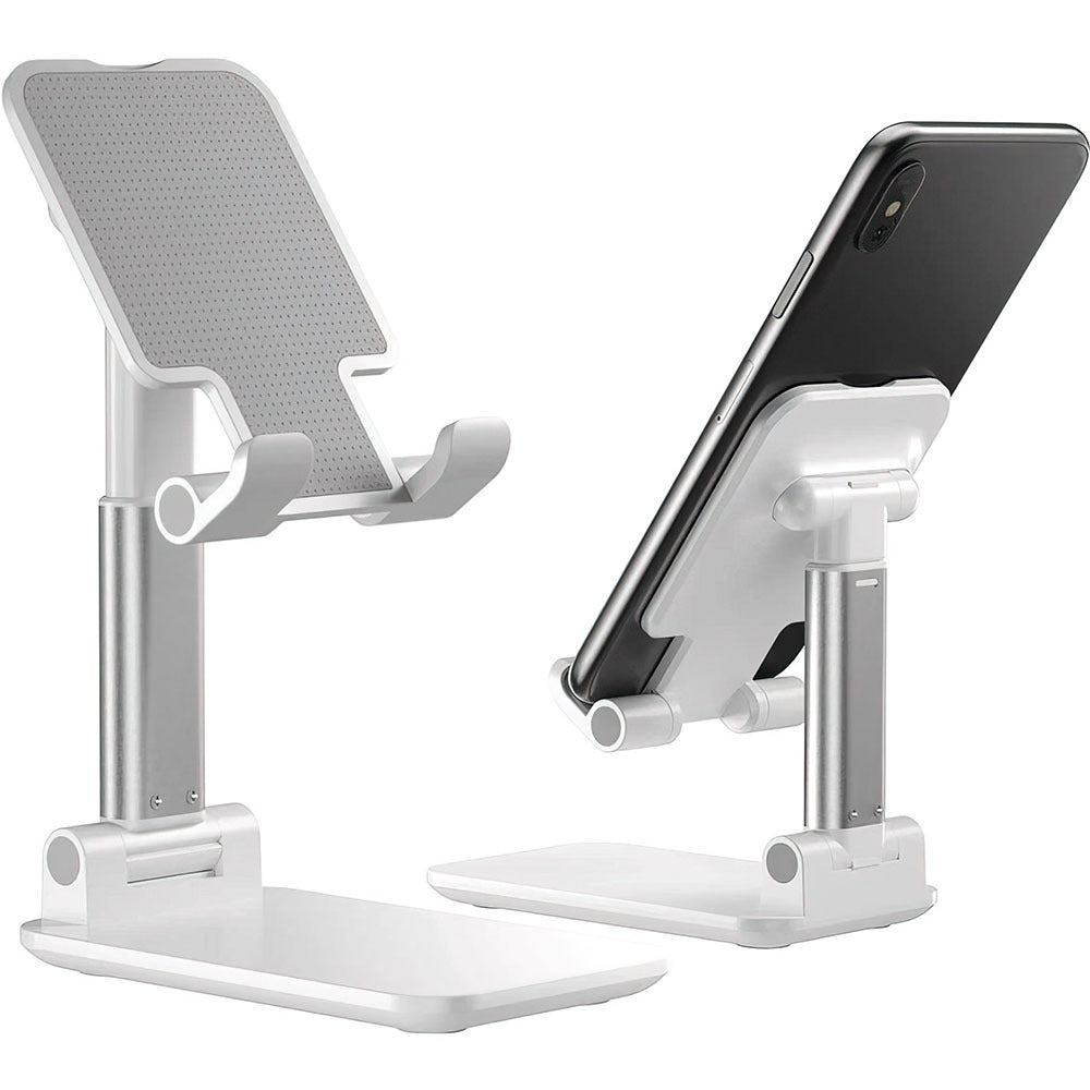 Supporto Telefono Pieghevole Regolabile Angolo 5-75° e Altezza, Portatile per Tablet, Cellulari, Smartphone. Ideale per Casa,Ufficio, Viaggio